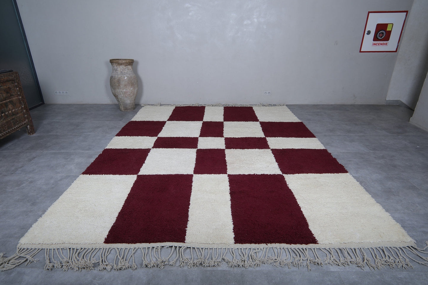 Hand-Knotted Wool Rug – Artisan-Made, Durable & Eco-Friendly