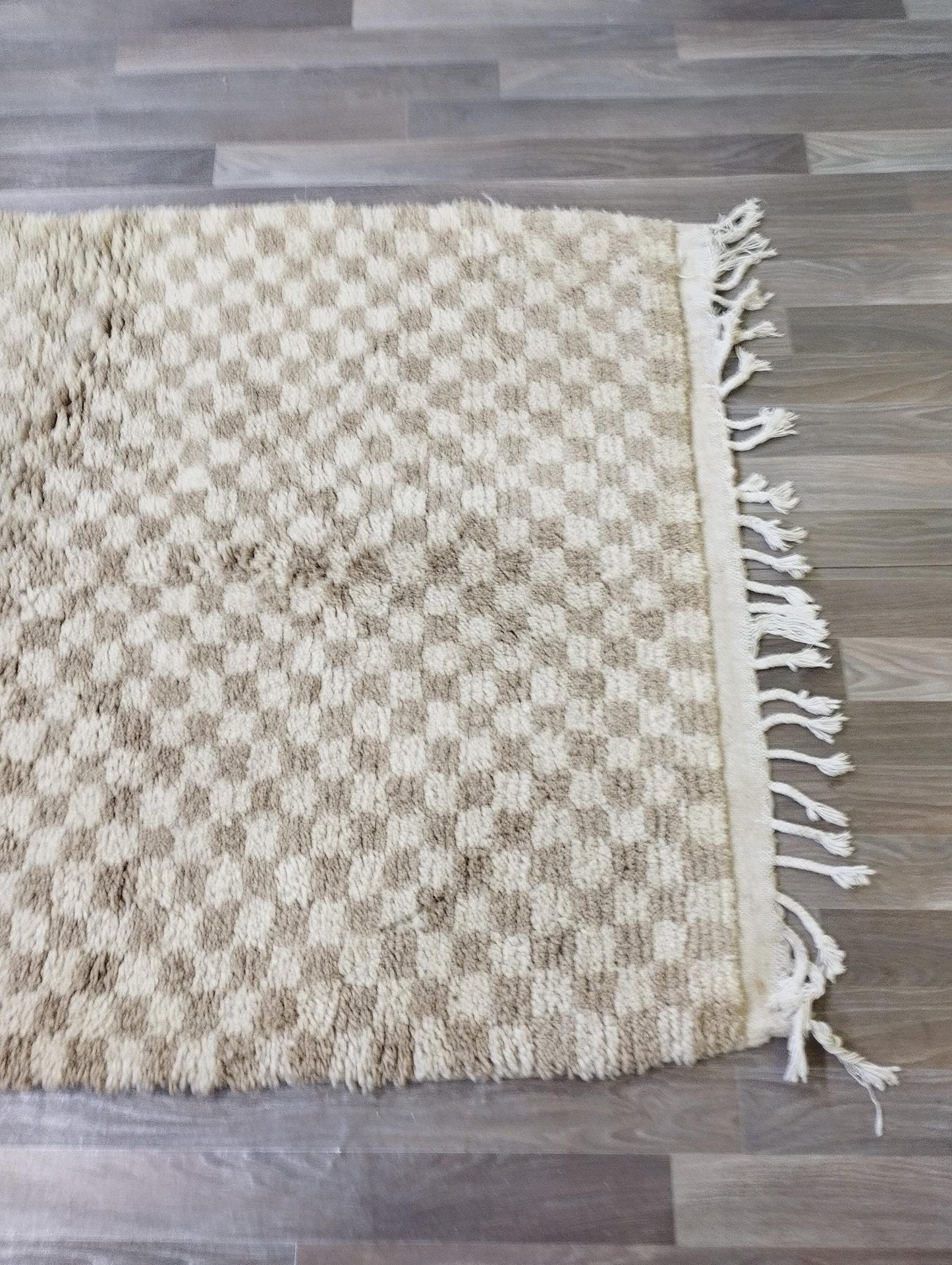 Handmade Abstract Pattern Rug – Modern Artisan Design