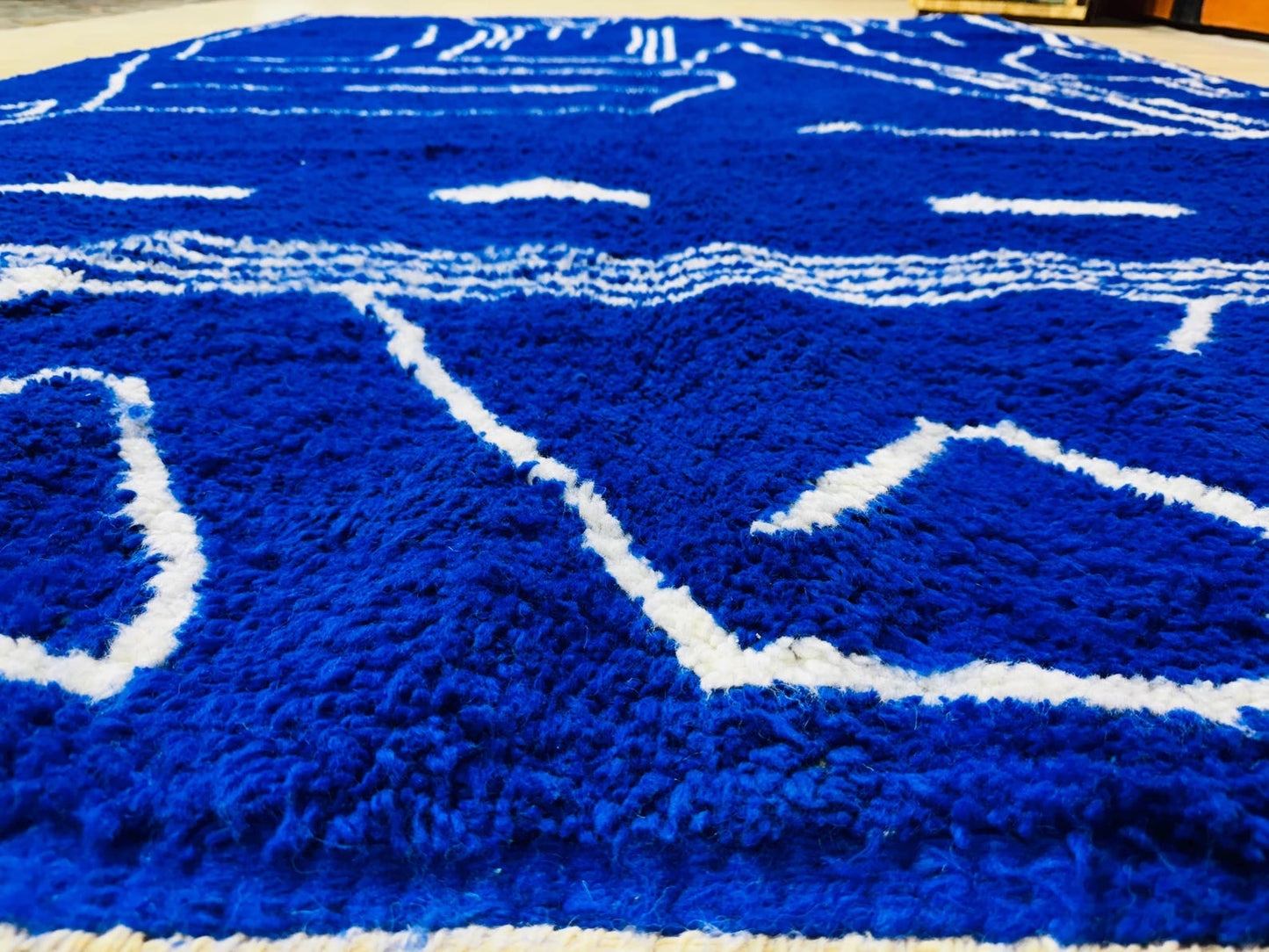 Luxury Wool & Cotton Handmade Rug – Earthy Boho Vibes