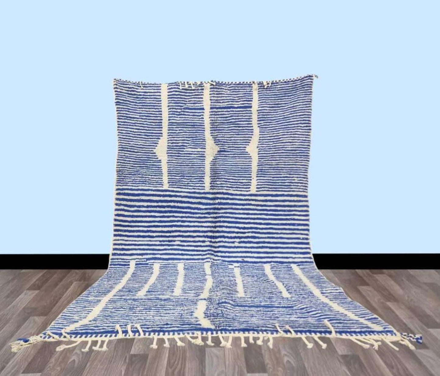 Handcrafted Bohemian Area Rug – Natural Textures & Warm Colors