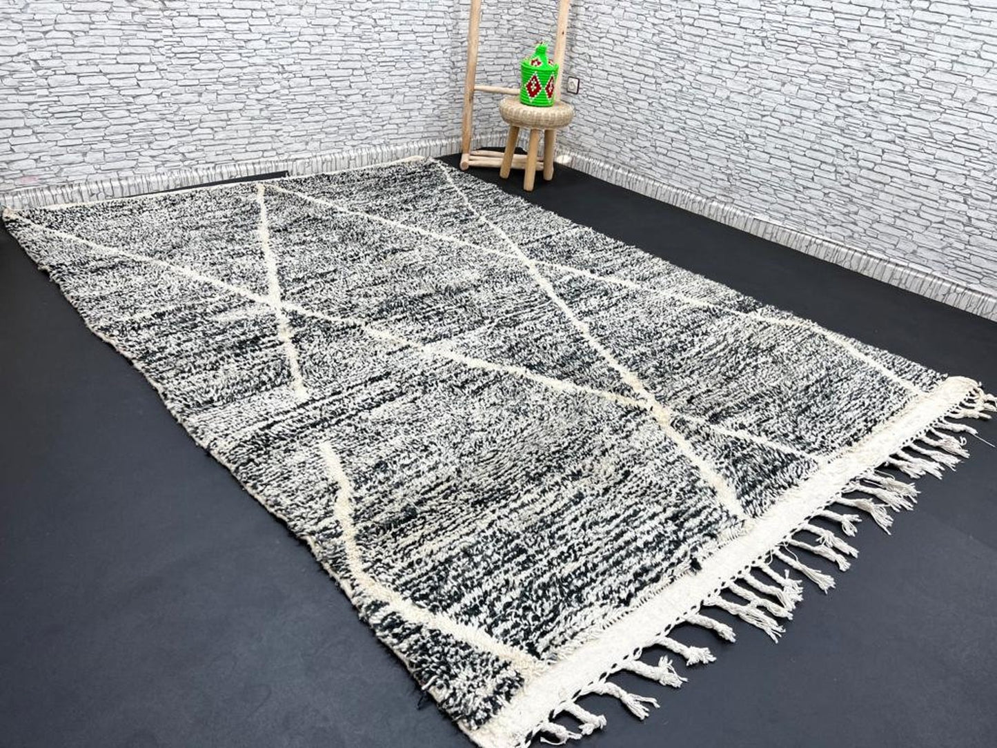 Statement Artisan Rug – Handmade & Naturally Dyed