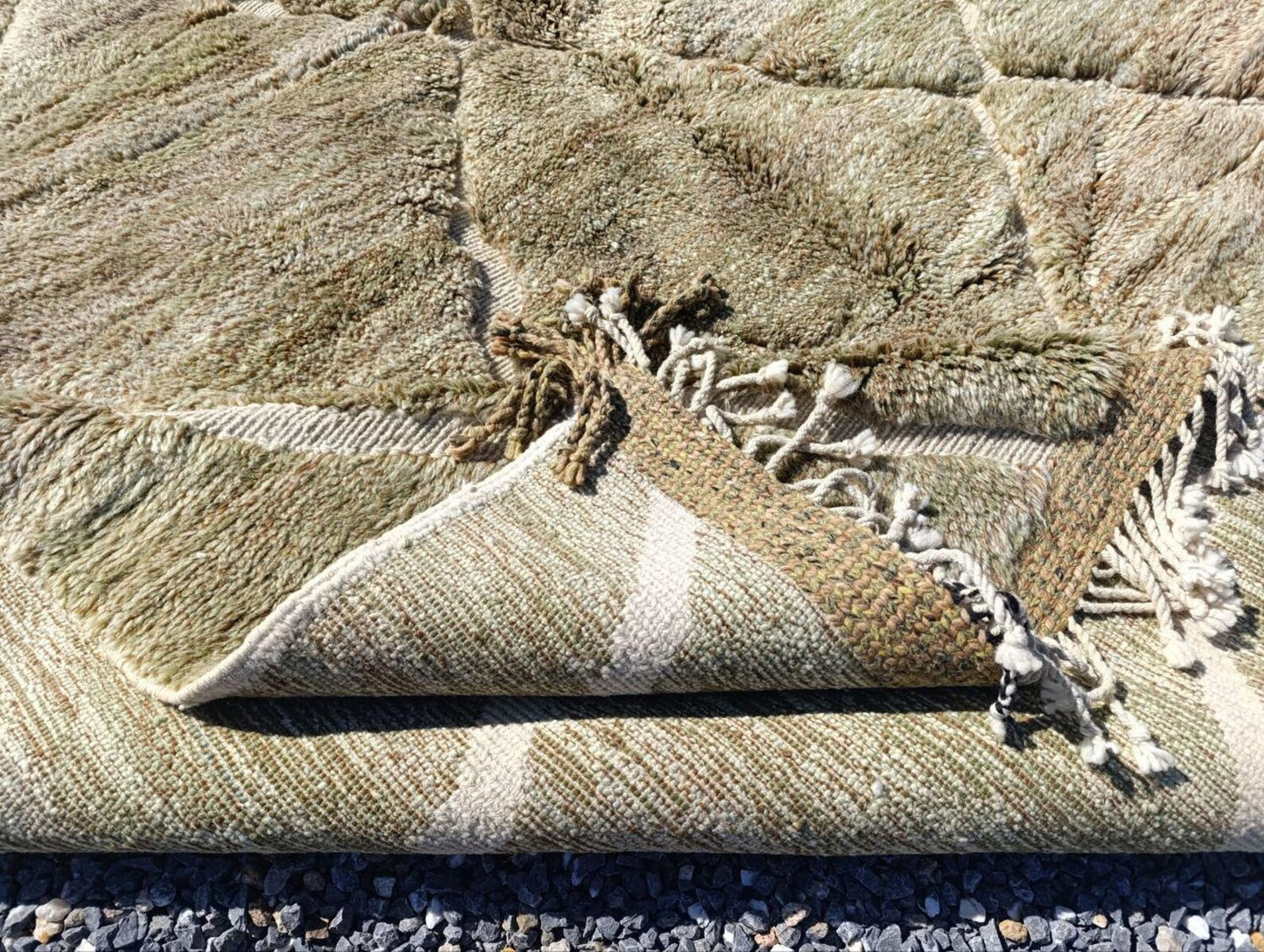 Artisan Woven Bohemian Rug – Unique Textured Floor Decor