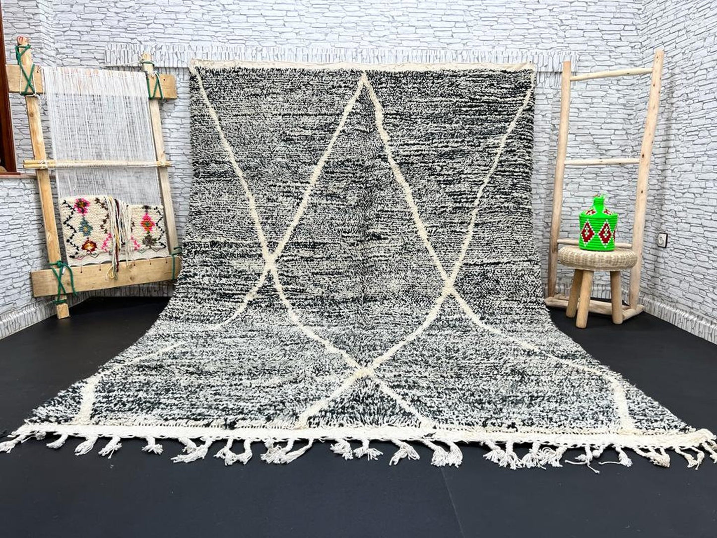 Statement Artisan Rug – Handmade & Naturally Dyed