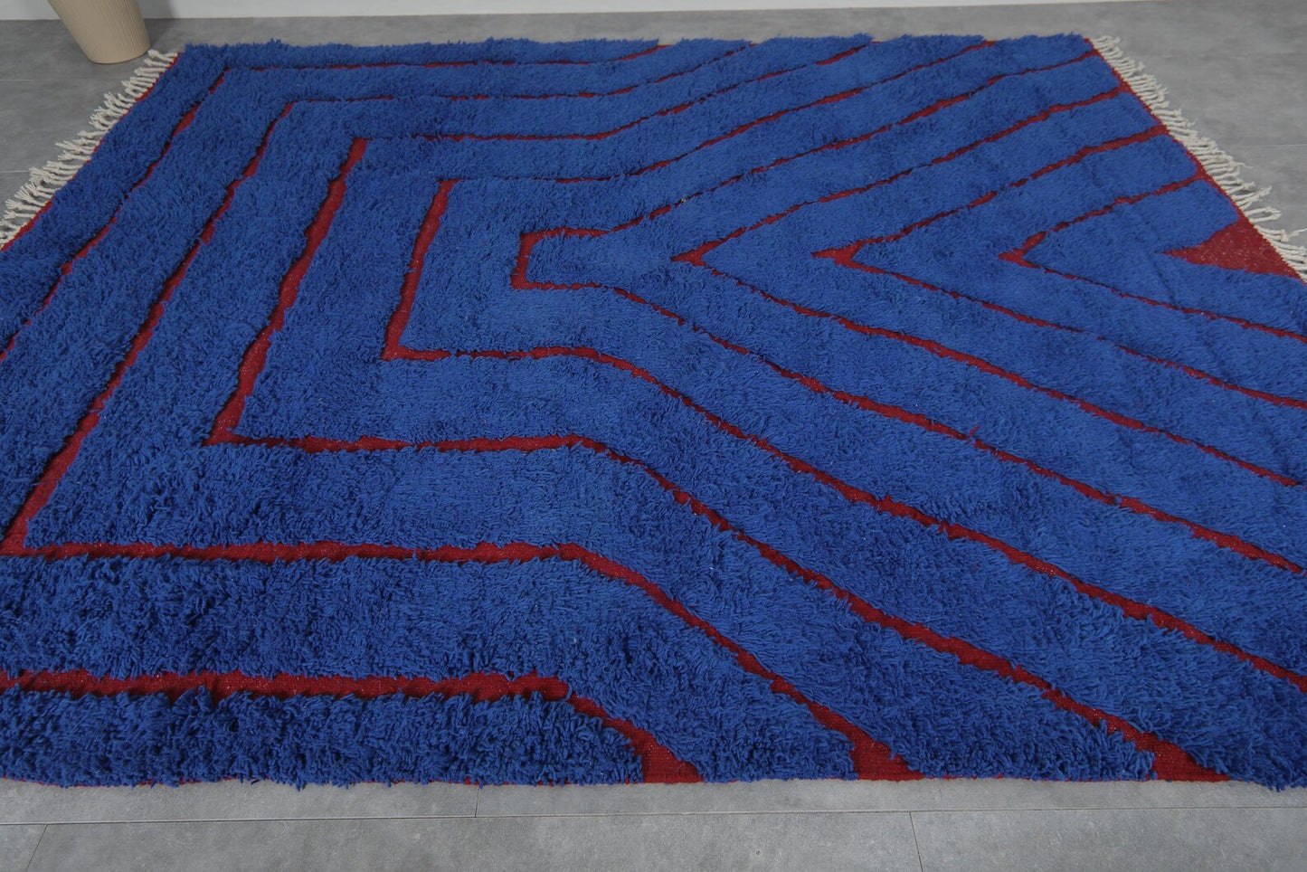 Luxury Handmade Vintage Rug – Traditional Tribal Design
