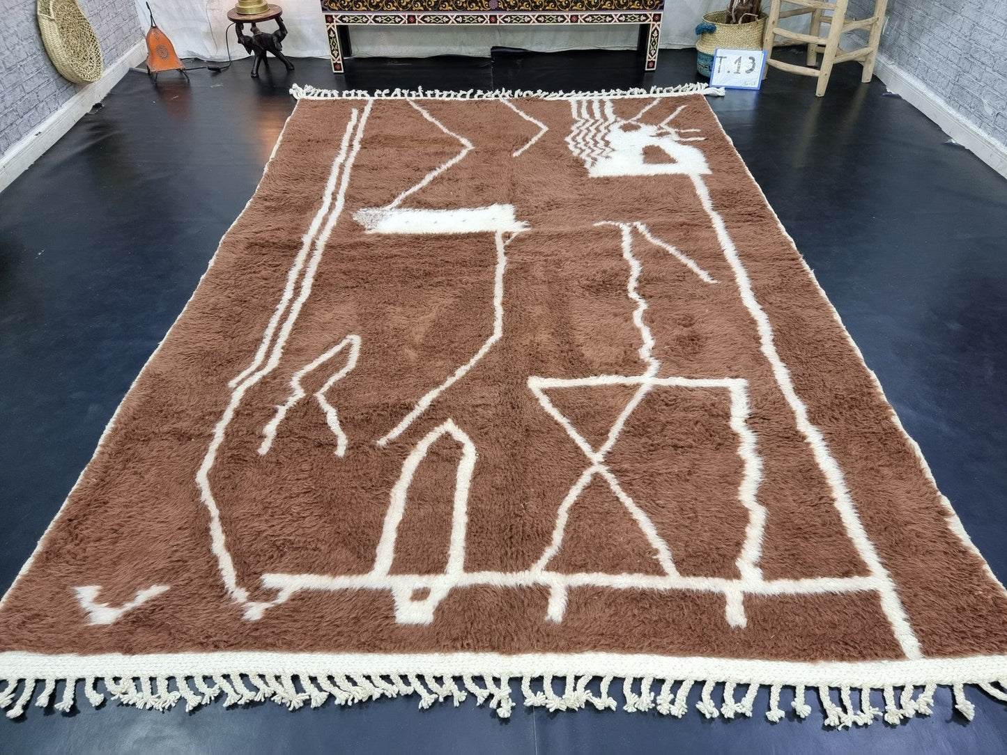 Statement Artisan Rug – Handmade & Naturally Dyed