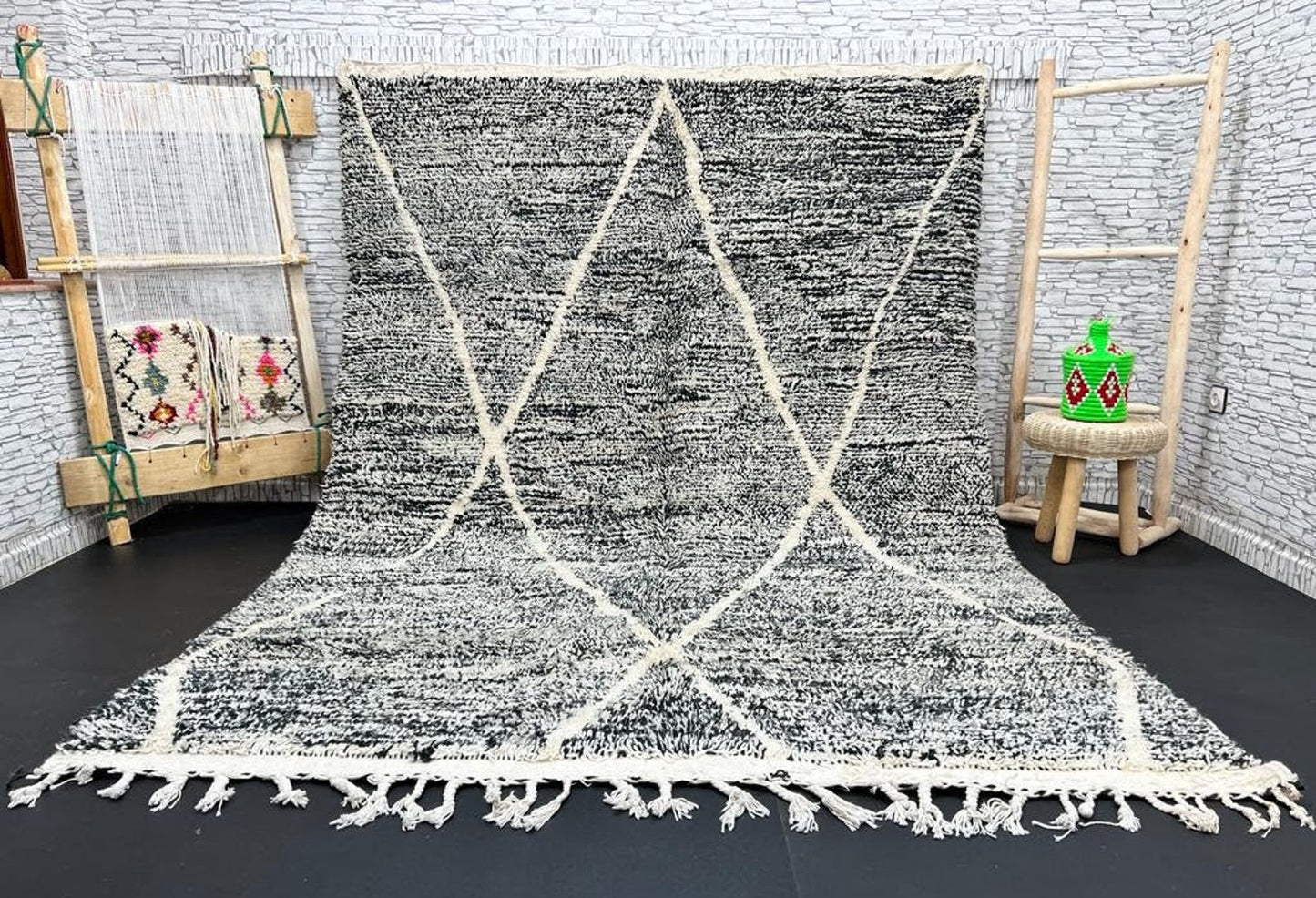 Statement Artisan Rug – Handmade & Naturally Dyed