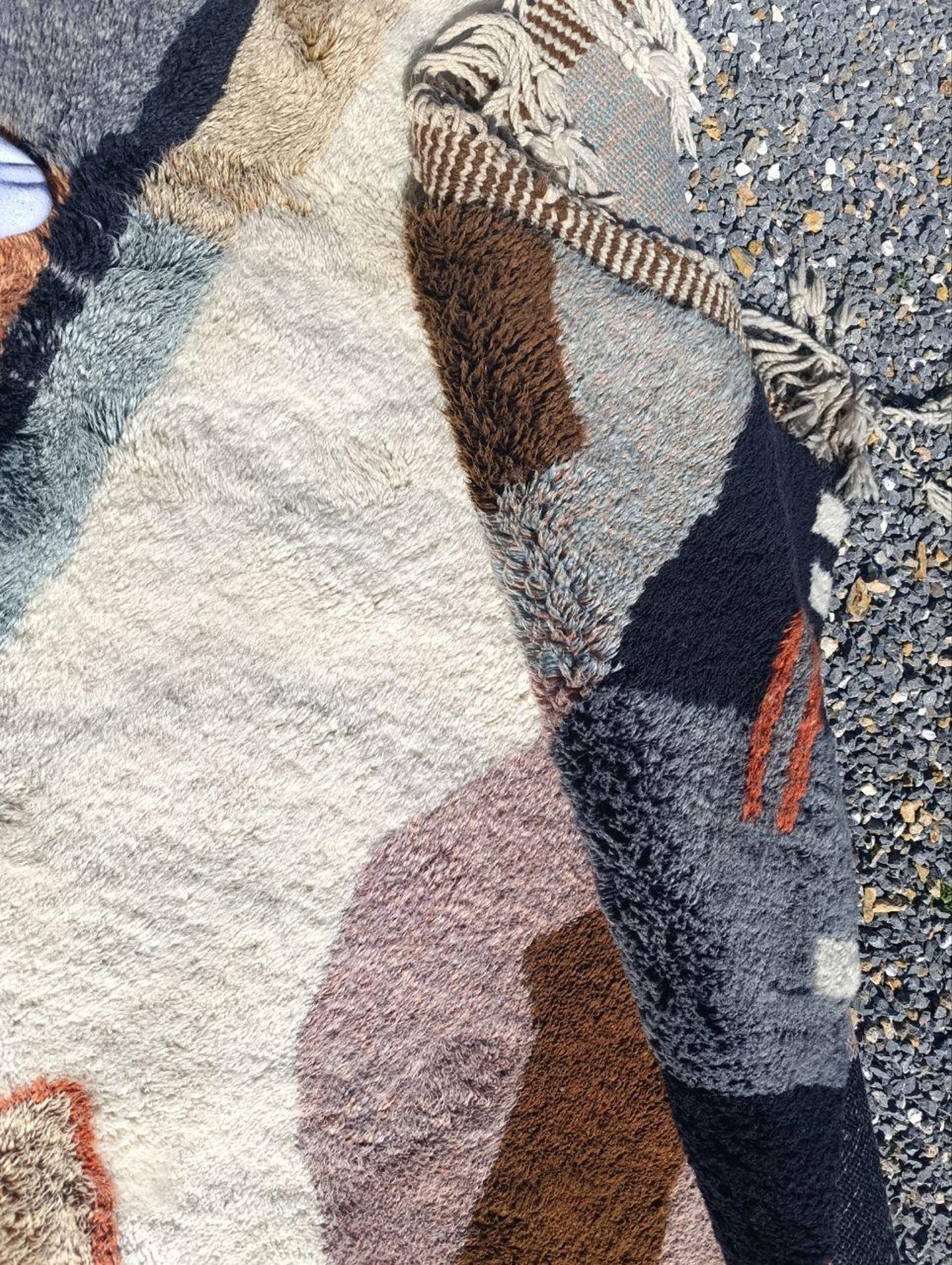 Ethically Crafted Handmade Rug – Natural Wool & Cotton Blend