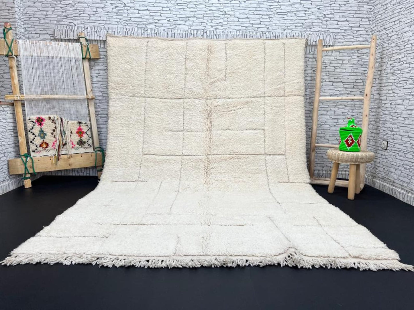 Handmade Wool Area Rug – Artisan Woven Natural Decor
