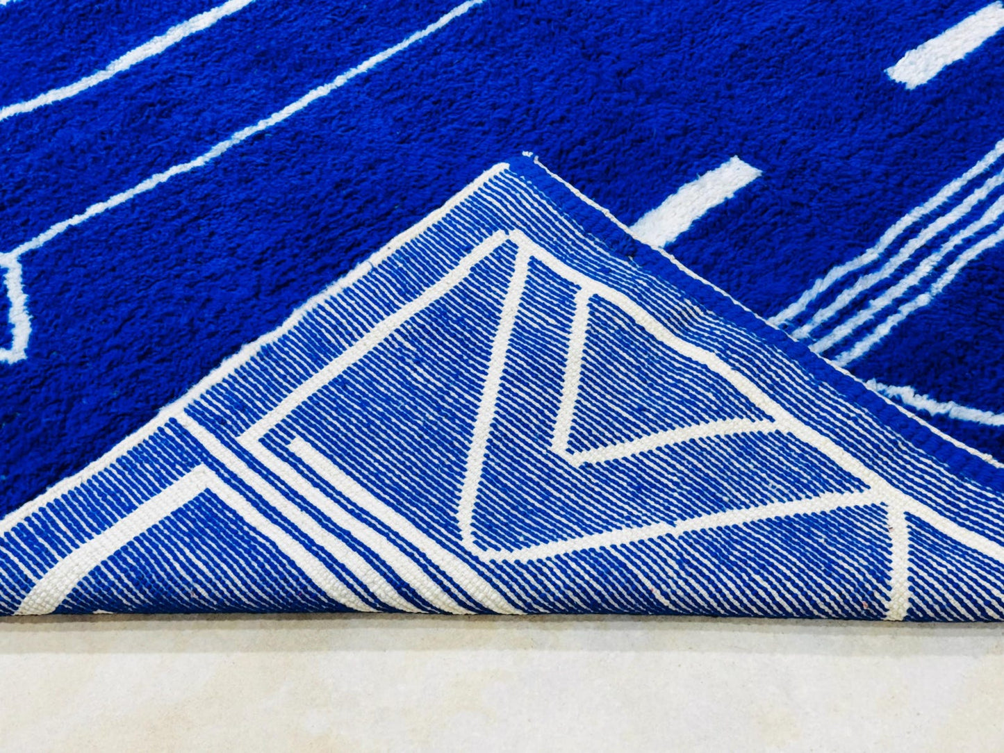 Luxury Wool & Cotton Handmade Rug – Earthy Boho Vibes
