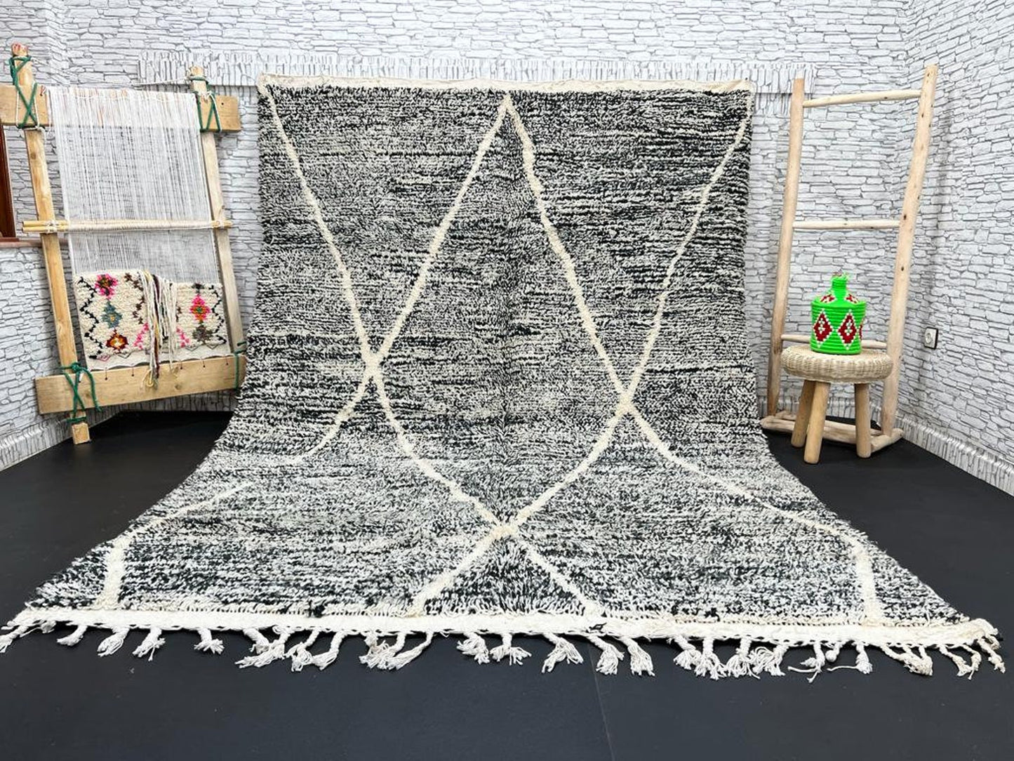 Statement Artisan Rug – Handmade & Naturally Dyed