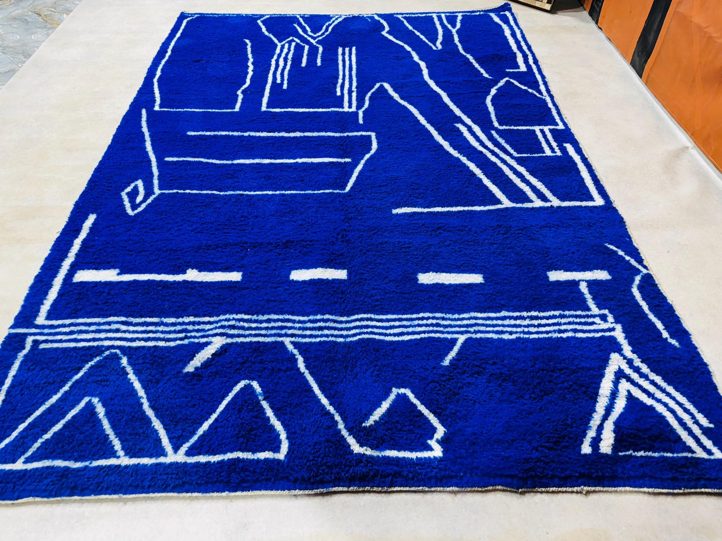 Luxury Wool & Cotton Handmade Rug – Earthy Boho Vibes