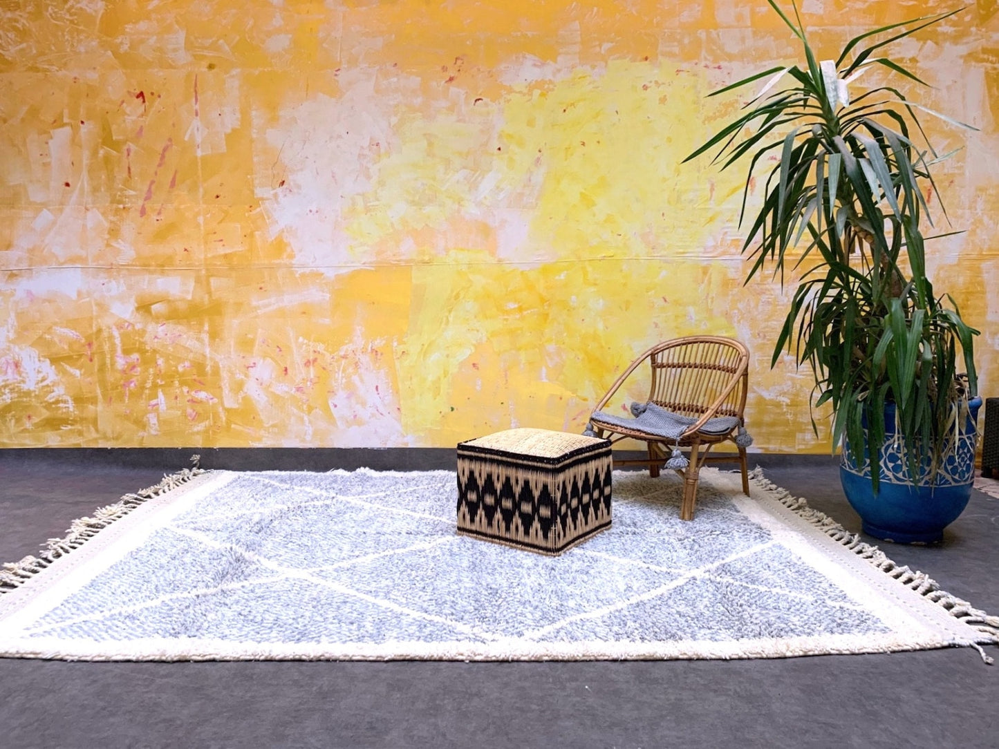 Handmade Wool Area Rug – Artisan Woven Natural Decor
