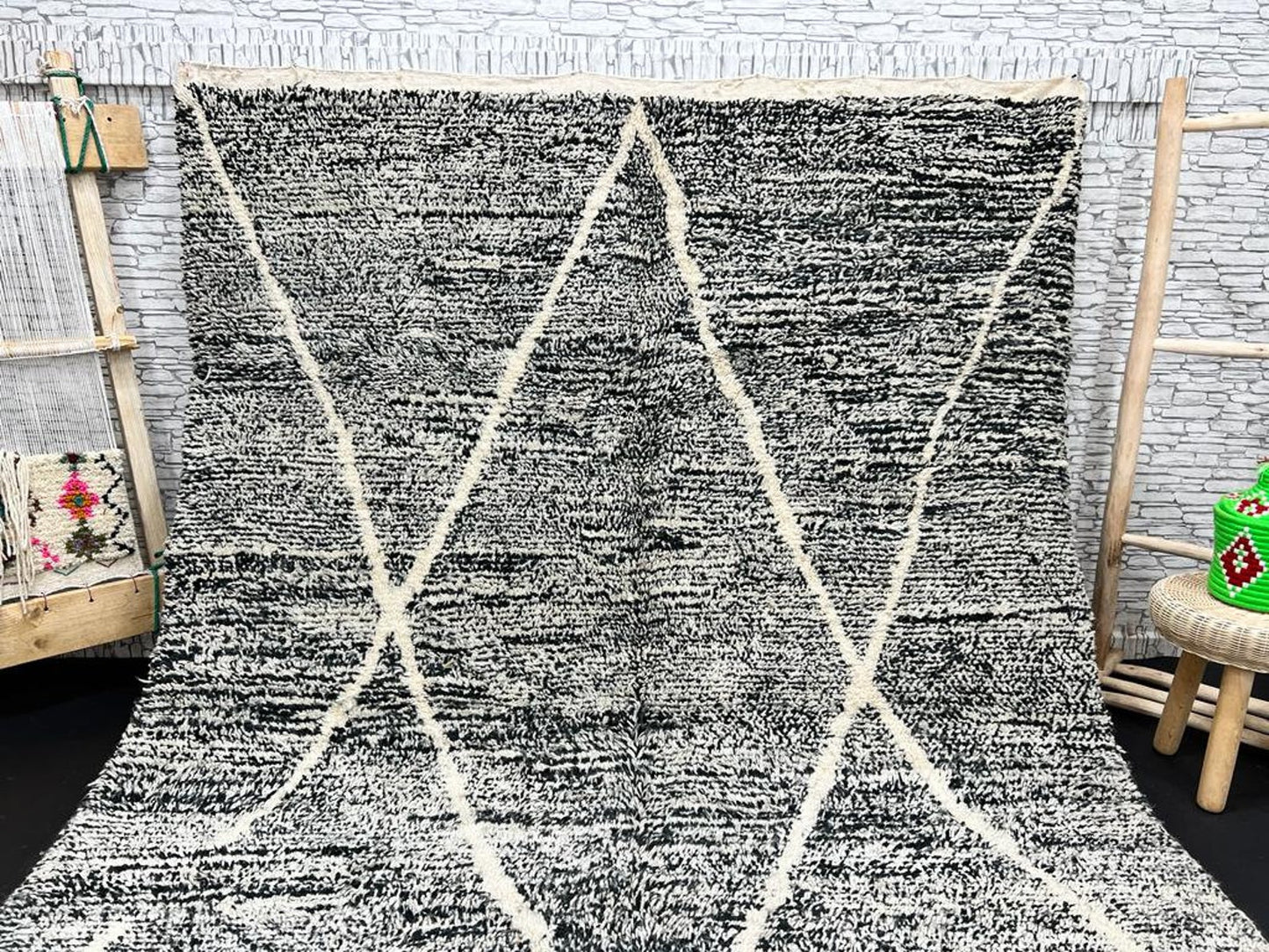 Statement Artisan Rug – Handmade & Naturally Dyed