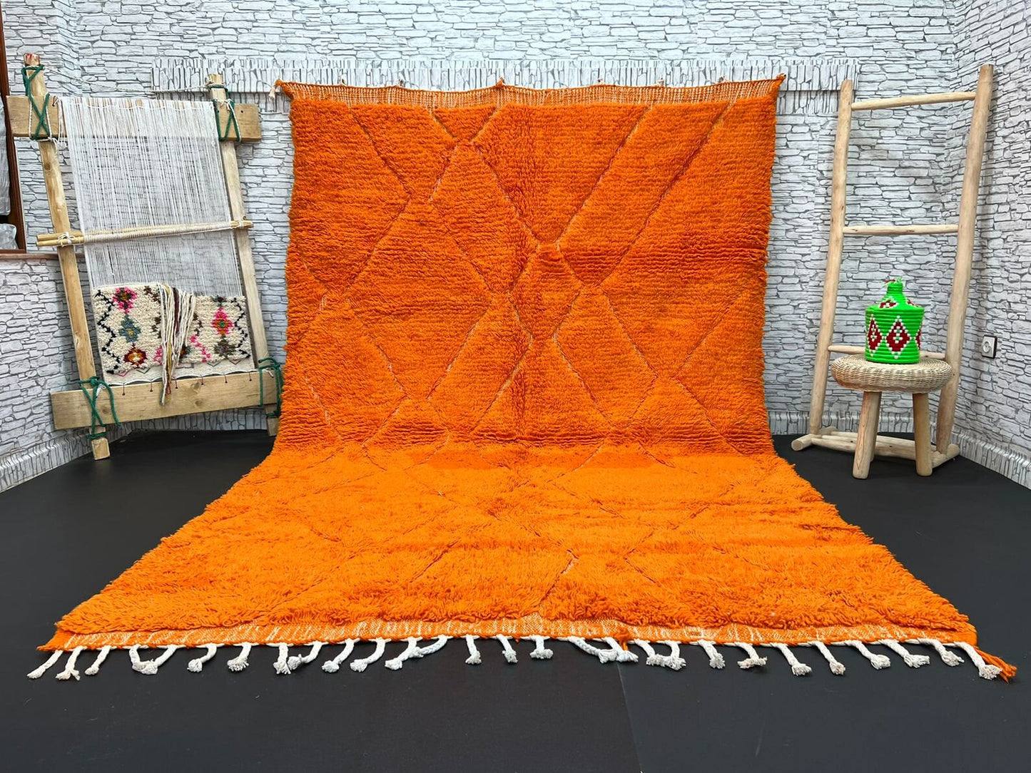 Handmade Wool Area Rug – Artisan Woven Natural Decor