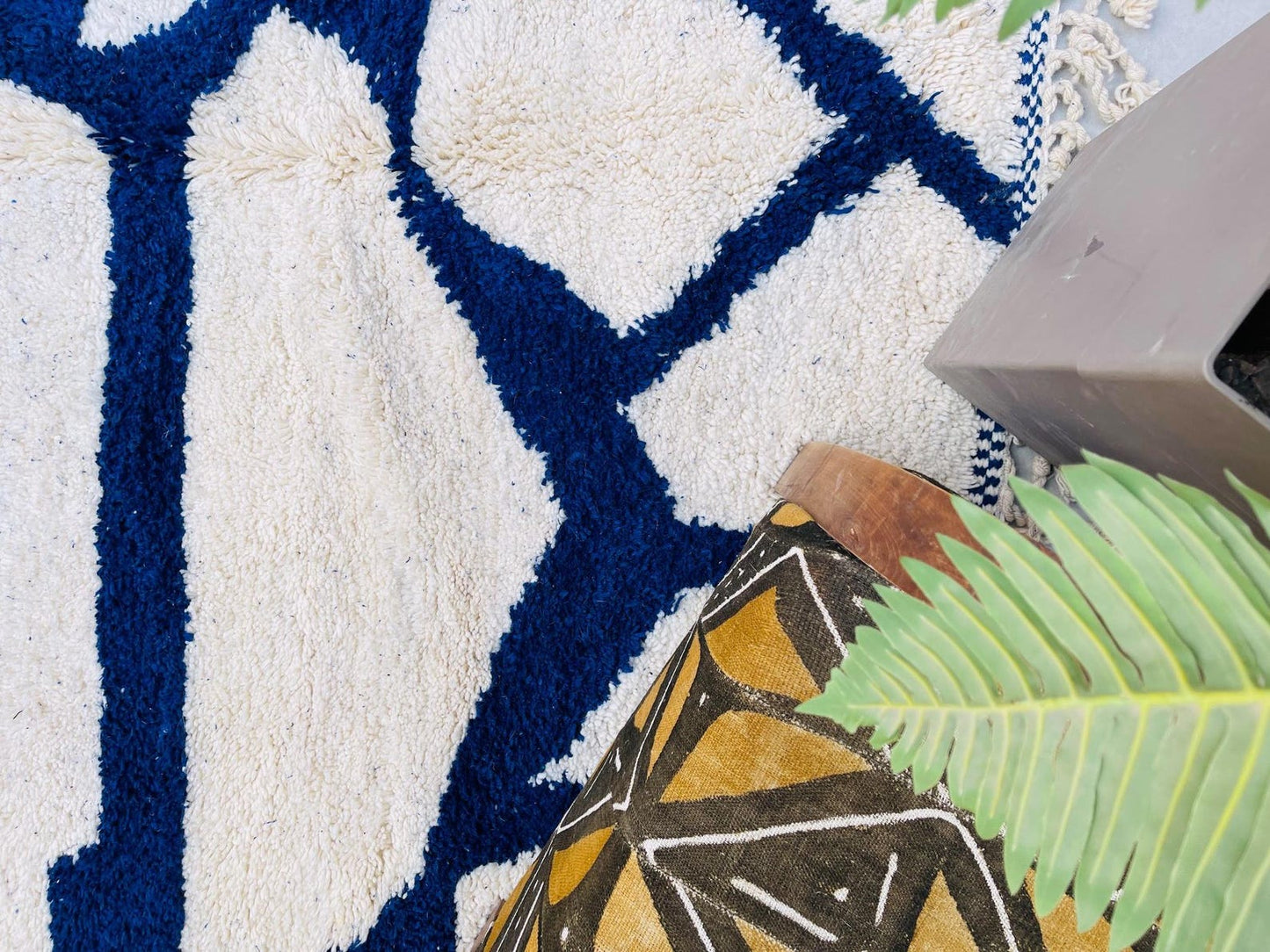 Bohemian Handmade Rug | Hand-Knotted Wool Carpet | Ethically Crafted (Copy)