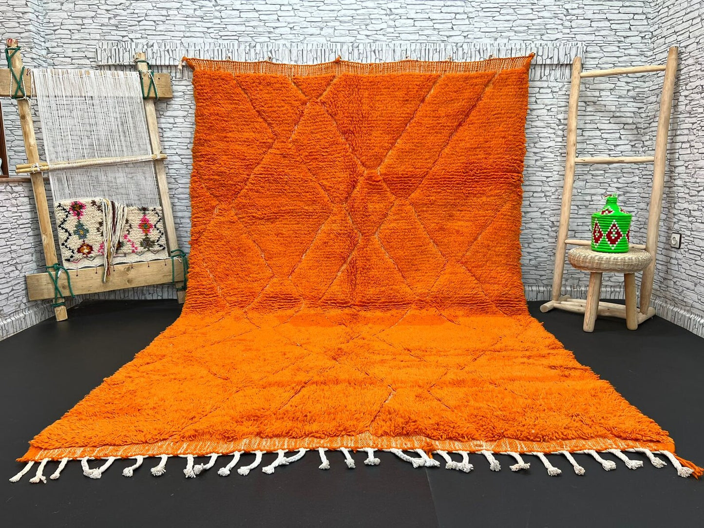 Handmade Wool Area Rug – Artisan Woven Natural Decor