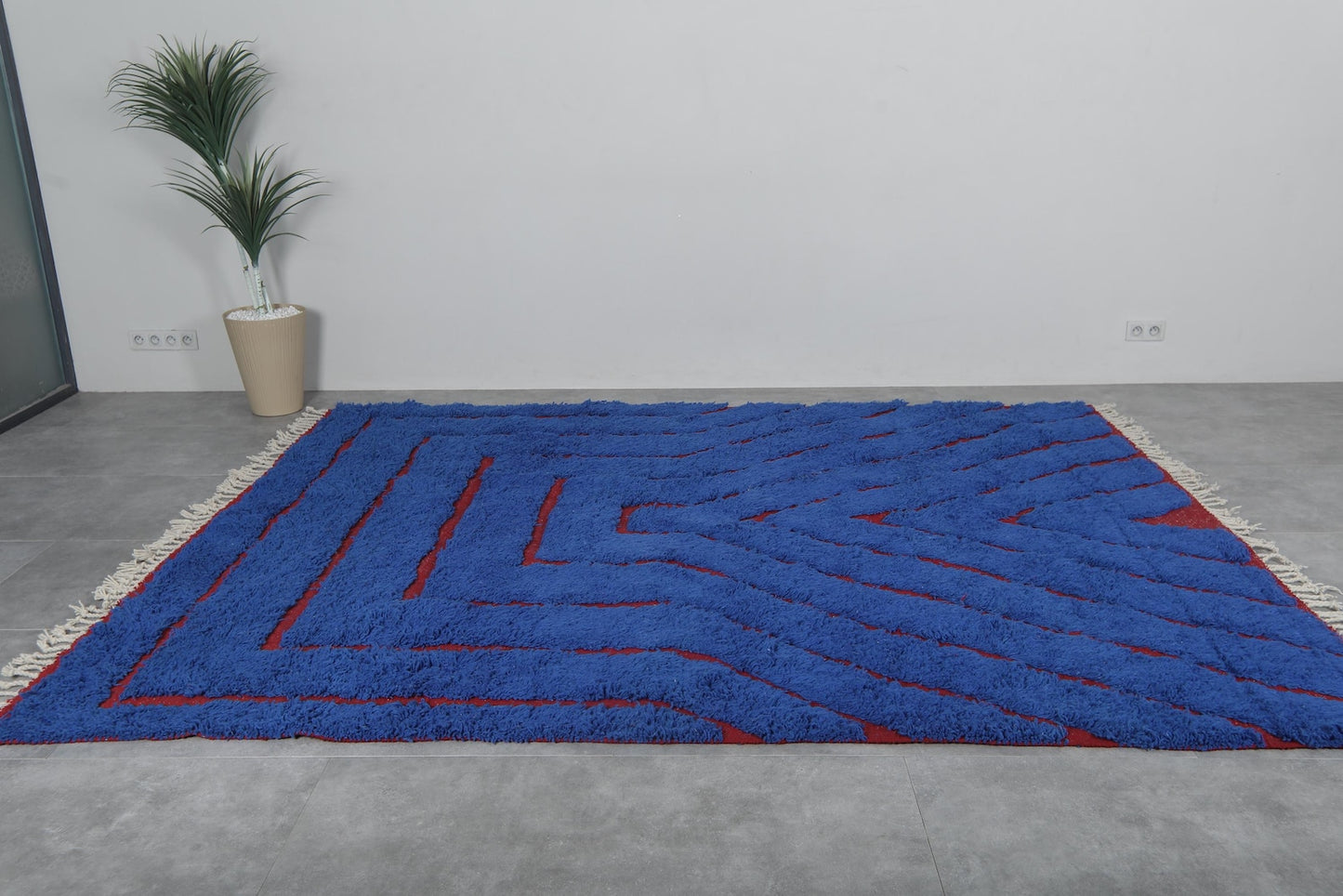Luxury Handmade Vintage Rug – Traditional Tribal Design