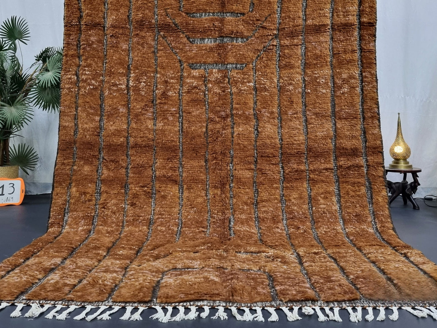 Boho Handmade Rug – Natural Wool, Neutral Tones