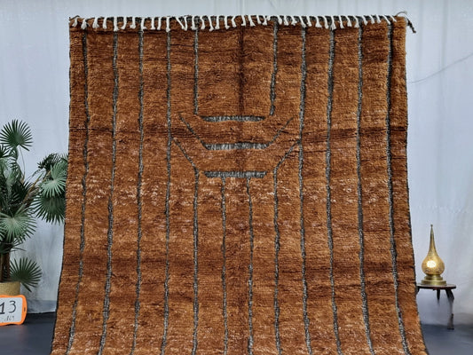 Boho Handmade Rug – Natural Wool, Neutral Tones