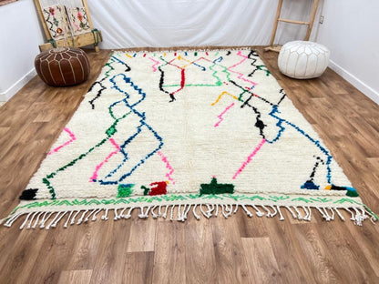 Hand-Knotted Wool Rug – Artisan-Made, Durable & Eco-Friendly