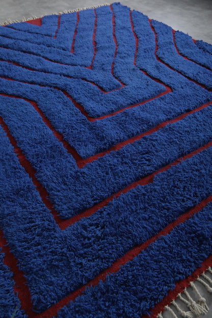 Luxury Handmade Vintage Rug – Traditional Tribal Design