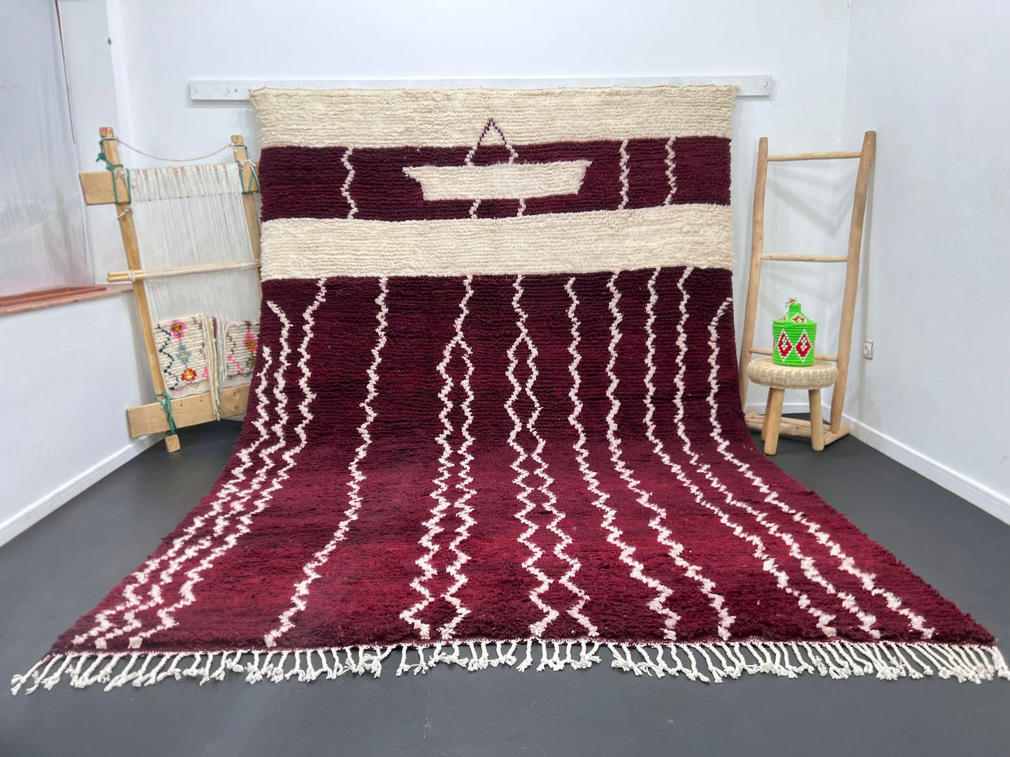 Handcrafted Natural Fiber Rug – Perfect for Living Room & Bedroom