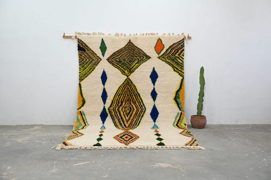 Bohemian Handmade Rug | Hand-Knotted Wool Carpet | Ethically Crafted