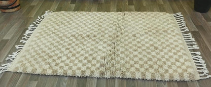 Handmade Abstract Pattern Rug – Modern Artisan Design