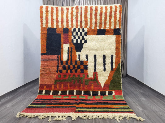 Boho Handwoven Rug – Eco-Friendly & Timeless Style