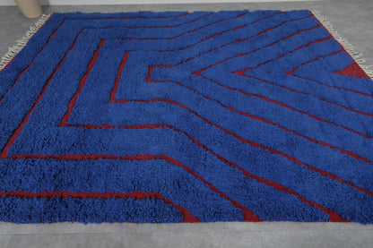 Luxury Handmade Vintage Rug – Traditional Tribal Design