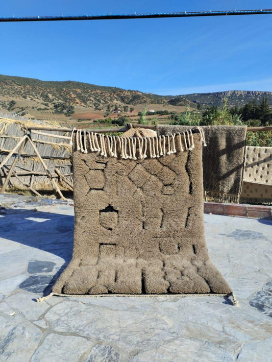 Bohemian Handmade Rug | Hand-Knotted Wool Carpet | Ethically Crafted