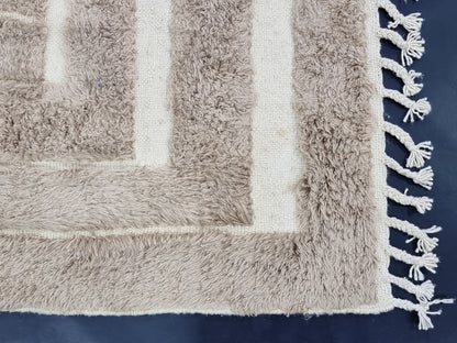 Handcrafted Bohemian Area Rug – Natural Textures & Warm Colors