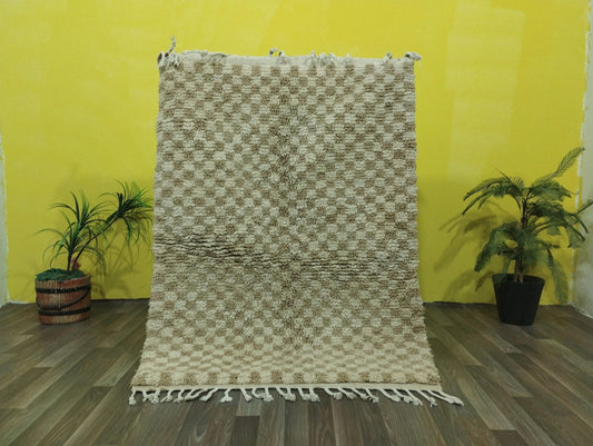 Handmade Abstract Pattern Rug – Modern Artisan Design