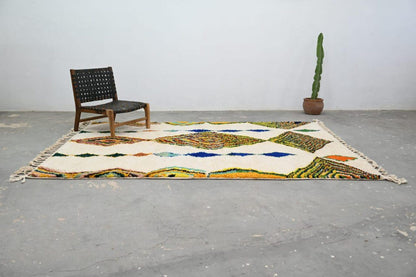 Bohemian Handmade Rug | Hand-Knotted Wool Carpet | Ethically Crafted
