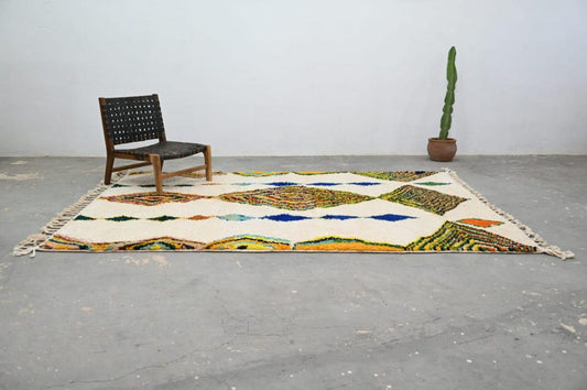Bohemian Handmade Rug | Hand-Knotted Wool Carpet | Ethically Crafted