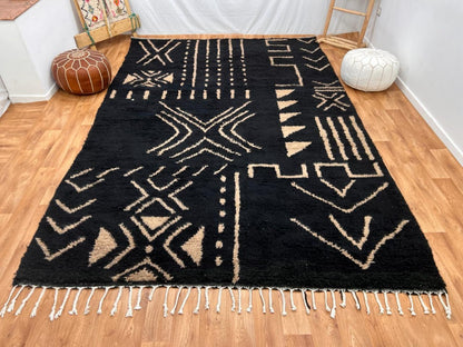 Ethically Crafted Handmade Rug – Natural Wool & Cotton Blend