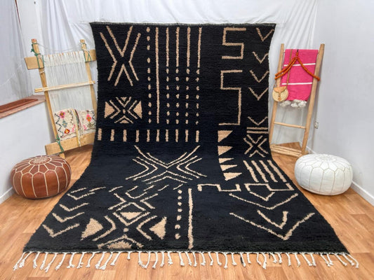 Ethically Crafted Handmade Rug – Natural Wool & Cotton Blend