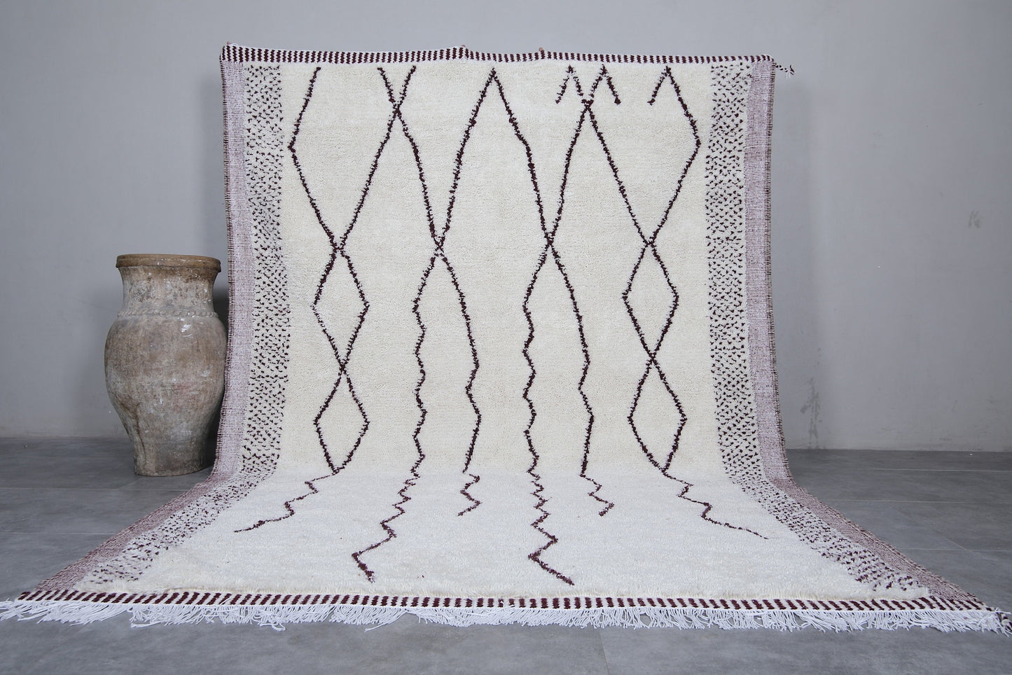 Bohemian Handmade Rug | Hand-Knotted Wool Carpet | Ethically Crafted