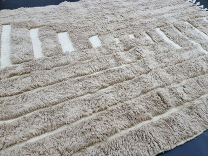Handcrafted Bohemian Area Rug – Natural Textures & Warm Colors