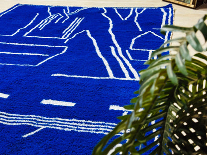 Luxury Wool & Cotton Handmade Rug – Earthy Boho Vibes
