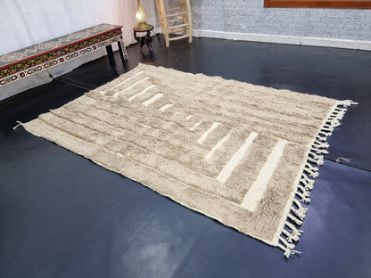 Handcrafted Bohemian Area Rug – Natural Textures & Warm Colors