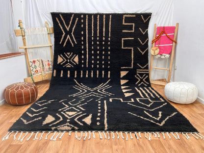 Ethically Crafted Handmade Rug – Natural Wool & Cotton Blend