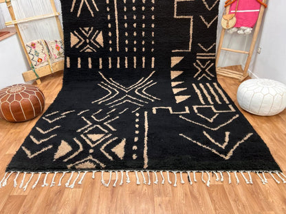 Ethically Crafted Handmade Rug – Natural Wool & Cotton Blend