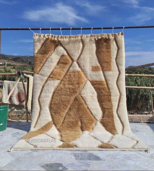 Handmade Wool Area Rug – Artisan Woven Natural Decor