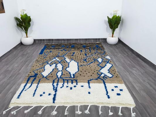 Bohemian Handmade Rug | Hand-Knotted Wool Carpet | Ethically Crafted