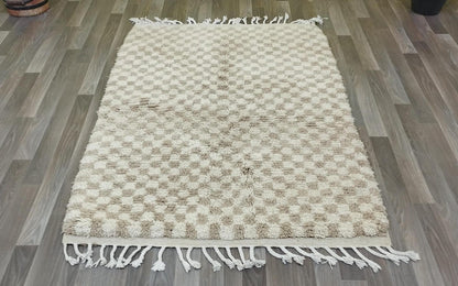 Handmade Abstract Pattern Rug – Modern Artisan Design