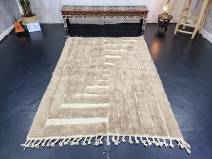 Handcrafted Bohemian Area Rug – Natural Textures & Warm Colors