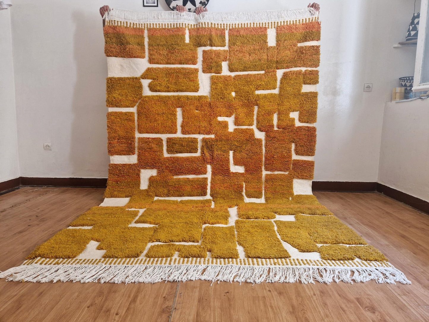 Boho Handwoven Rug – Eco-Friendly & Timeless Style