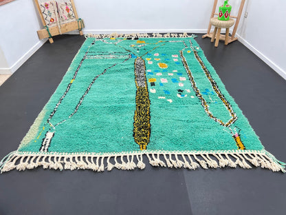 Luxury Wool & Cotton Handmade Rug – Earthy Boho Vibes