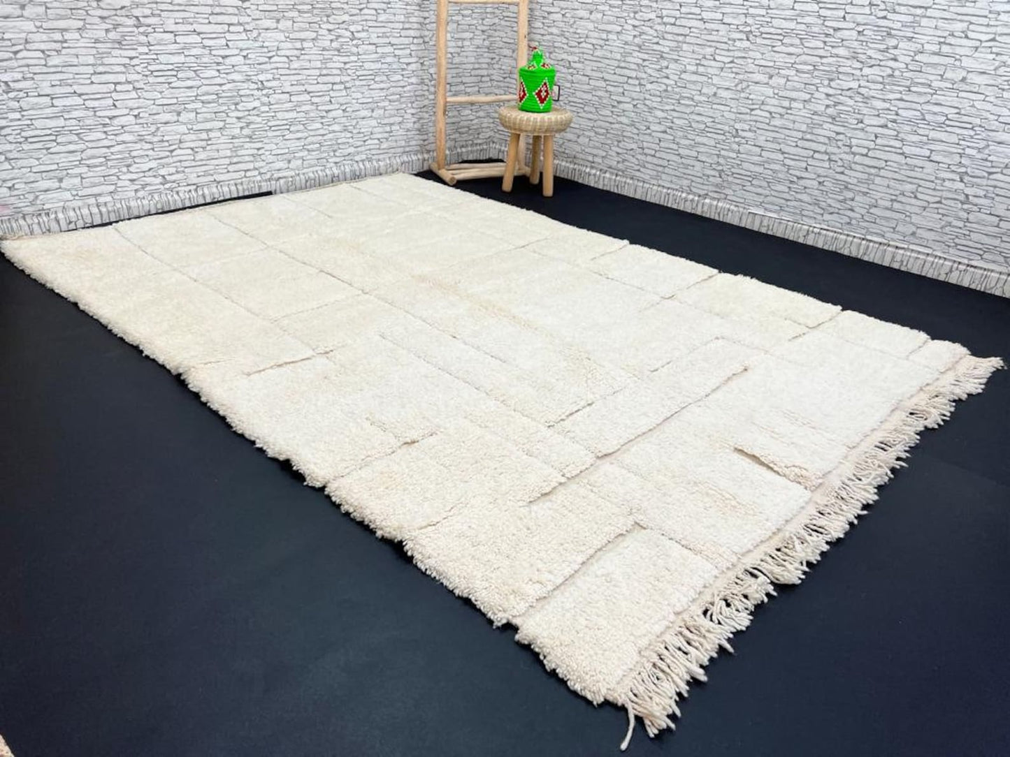 Handmade Wool Area Rug – Artisan Woven Natural Decor